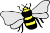 Simple Bee Cartoon Clip Art